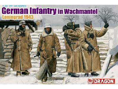 Figurki German Infantry in Wachmantel Leningrad 1943  - zdjęcie 1