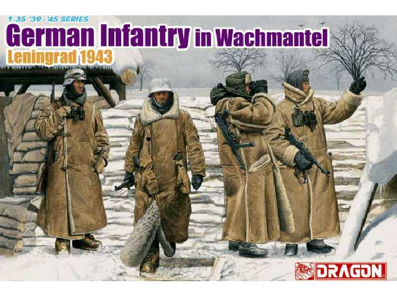 Figurki German Infantry in Wachmantel Leningrad 1943  - zdjęcie 1