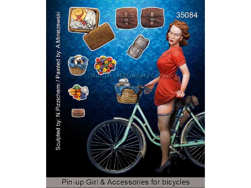Girl + accessories for bicycles - zdjęcie 1