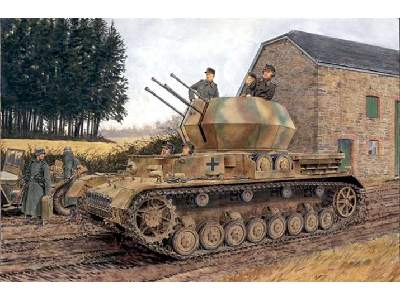 Sd. Kfz.161/4 2cm Flakpanzer IV "Wirbelwind" - Smart Kit - zdjęcie 1