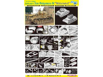 Sd. Kfz.161/4 2cm Flakpanzer IV "Wirbelwind" - Smart Kit - zdjęcie 2