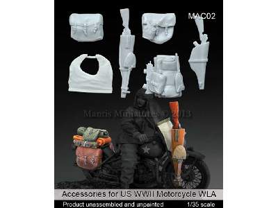 Accessories for US WW2 Motorcycle WLA - zdjęcie 1