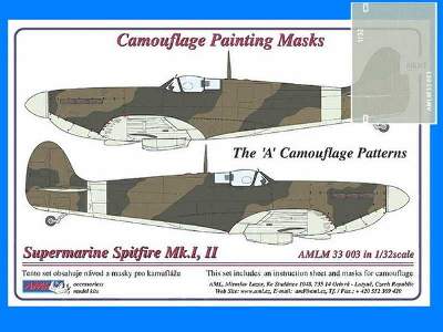 Spitfire Mk.I, II Maski &quot;A&quot; - zdjęcie 1