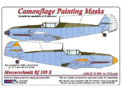 Maski MESSERSCHMITT Bf-109E Fighter - zdjęcie 1