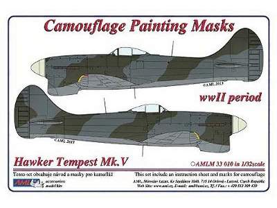 Maski Hawker Tempest Mk.V 1/32 - zdjęcie 1
