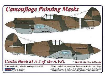 Maski Curtiss Hawk 81-A2 of China AF WWII - zdjęcie 1