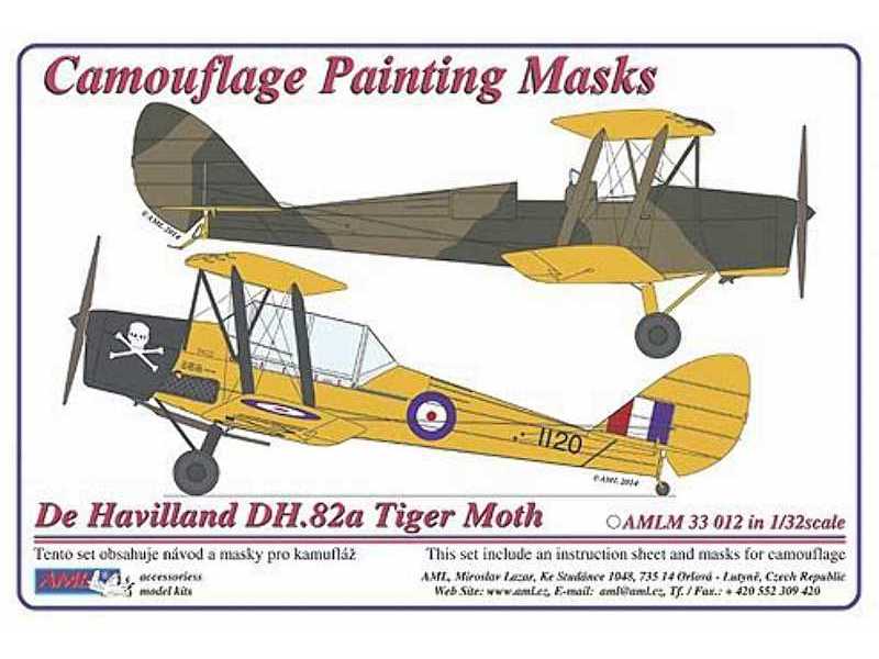 Maski De Havilland DH.82A/C - zdjęcie 1 Maski De Havilland DH.82A/C - zdjęcie 1