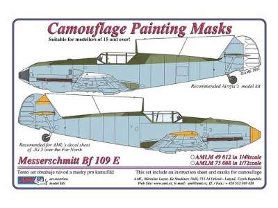 Maski Messerschmitt Bf 109E Late - zdjęcie 2