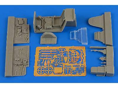 Bf 109G-6 (late) cockpit set - Eduard - zdjęcie 1