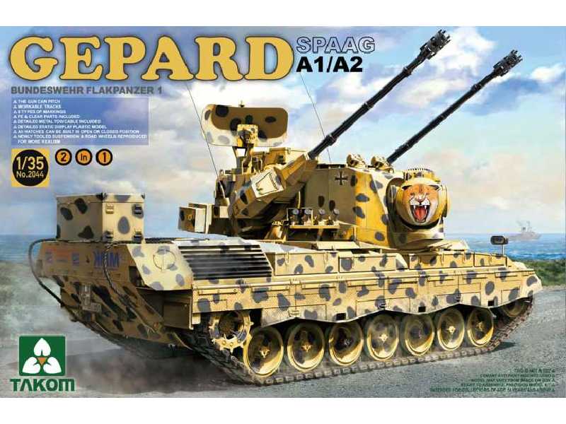Bundeswehr Flakpanzer 1 Gepard SPAAG A1/A2 (2 in 1) - zdjęcie 1 Bundeswehr Flakpanzer 1 Gepard SPAAG A1/A2 (2 in 1) - zdjęcie 1
