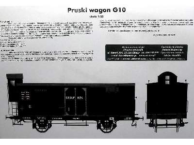 Pruski wagon towarowy G10 - zdjęcie 13