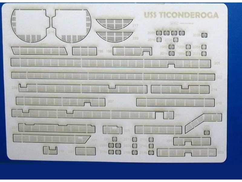 USS TICONDEROGA - pomosty ryflowane 1:200 - zdjęcie 1