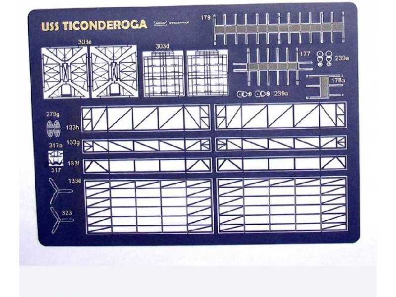 USS TICONDEROGA zestaw detali - zdjęcie 1