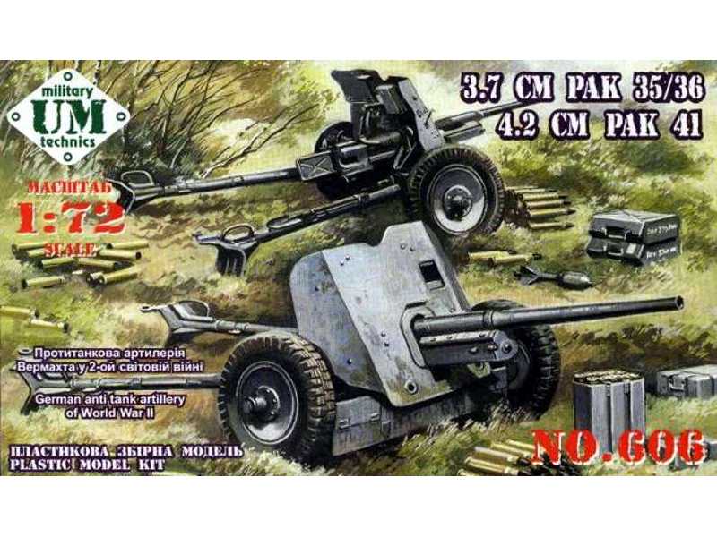 2 działa - 3.7 CM PAK 35/36 i 4.2 CM PAK 41 - zdjęcie 1 2 działa - 3.7 CM PAK 35/36 i 4.2 CM PAK 41 - zdjęcie 1