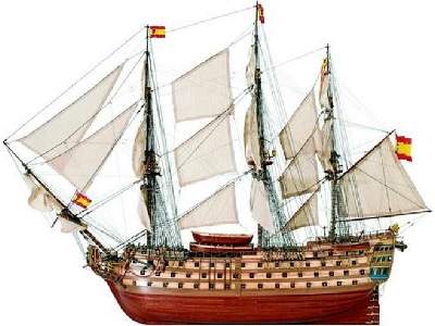 Okręt hiszpański Santa Ana - 1784 - zdjęcie 1