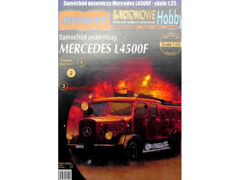 Samochód pożarniczy Mercedes L4500F - zdjęcie 1 Samochód pożarniczy Mercedes L4500F - zdjęcie 1