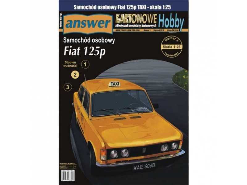Samochód osobowy FIAT 125p TAXI - zdjęcie 1 Samochód osobowy FIAT 125p TAXI - zdjęcie 1
