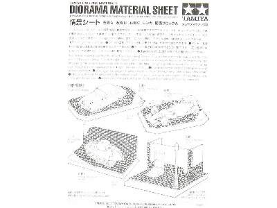 Diorama material sheet - stone paving A - zdjęcie 3