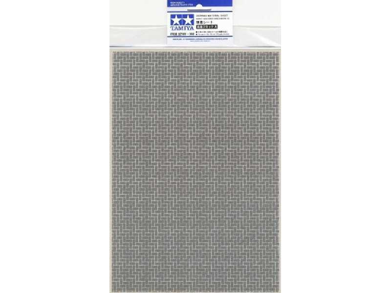 Diorama Material Sheet (Gray-Colored Brickwork A) - zdjęcie 1 Diorama Material Sheet (Gray-Colored Brickwork A) - zdjęcie 1