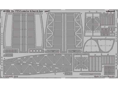 Do 17Z-2 exterior & bomb bay 1/48 - Icm - zdjęcie 1