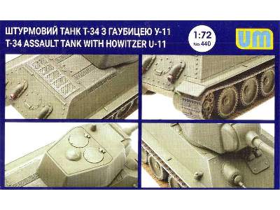 T-34 sowiecki czołg szturmowy z haubicą U-11 - zdjęcie 2