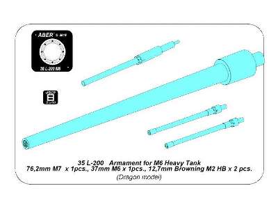 Uzbrojenie do ciężkiego czołgu M6 37mm M6; 12,7mm Browning - zdjęcie 11