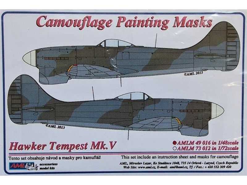 Maska Hawker Tempest Mk.V - zdjęcie 1 Maska Hawker Tempest Mk.V - zdjęcie 1