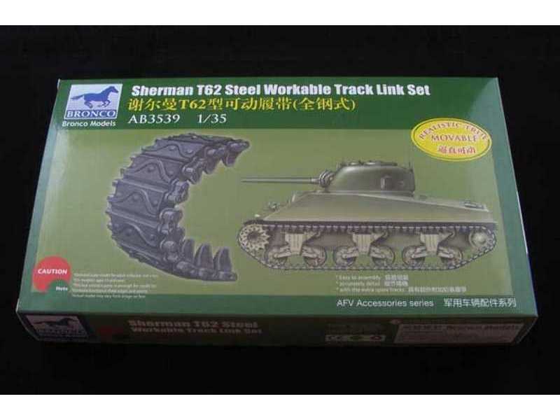 Gąsienice T62 Steel do czołgu Sherman - zdjęcie 1 Gąsienice T62 Steel do czołgu Sherman - zdjęcie 1