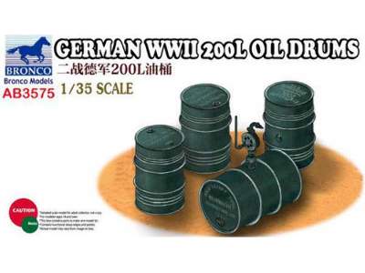 Niemieckie beczki 200l na olej - II W.Ś. - zdjęcie 1