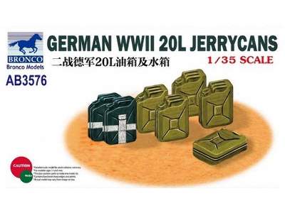Niemieckie kanistry 20L - II W.Ś. - zdjęcie 1