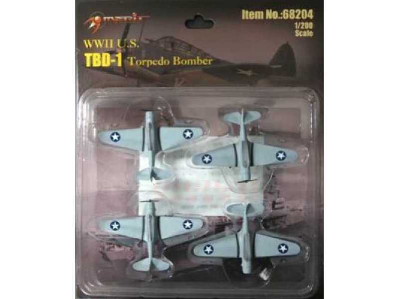 TBD-1 Devastator samolot bombowo-torpedowy - 4 szt. - zdjęcie 1 TBD-1 Devastator samolot bombowo-torpedowy - 4 szt. - zdjęcie 1