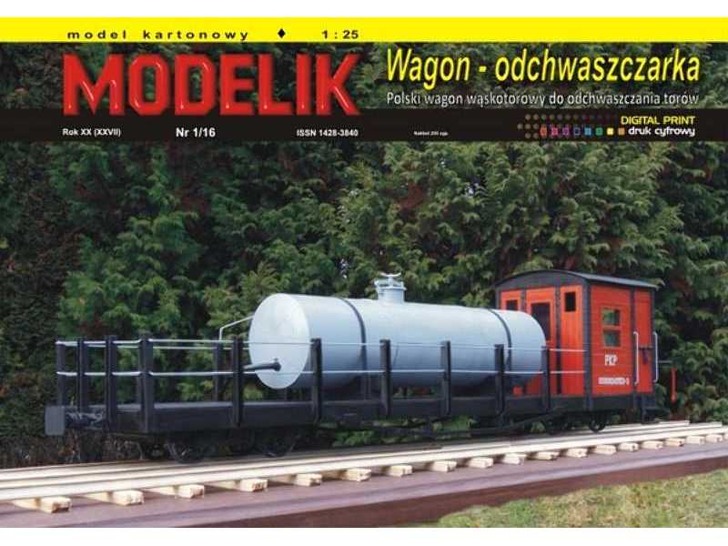 Wagon-odchwaszczarka - Polski wagon wąskotorowy do odchwaszczani - zdjęcie 1 Wagon-odchwaszczarka - Polski wagon wąskotorowy do odchwaszczani - zdjęcie 1