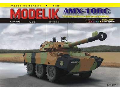 AMX-10RC Francuski współczesny ciężki pojazd zwiadowczy - zdjęcie 1