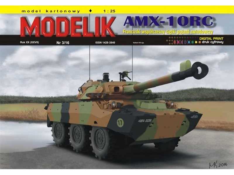 AMX-10RC Francuski współczesny ciężki pojazd zwiadowczy - zdjęcie 1