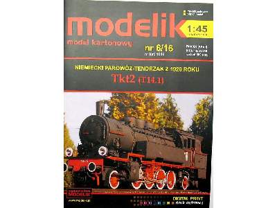 Tkt2 (T14.1) Niemiecki Parowóz-tendrzak z 1920 r. - zdjęcie 3