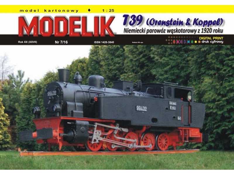 T39 Niemiecki parowóz wąskotorowy z 1920 roku - zdjęcie 1 T39 Niemiecki parowóz wąskotorowy z 1920 roku - zdjęcie 1