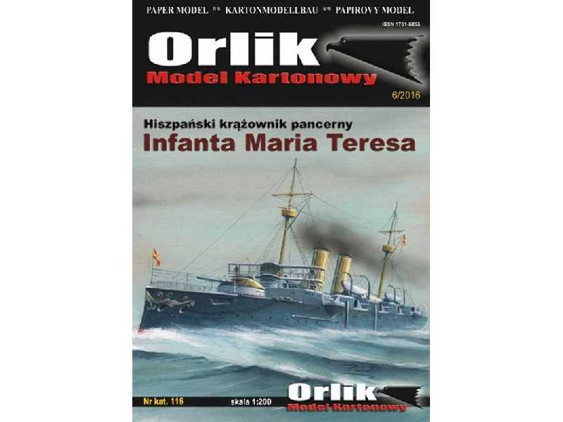 Hiszpański krążownik pancerny Infanta Maria Teresa - zdjęcie 1 Hiszpański krążownik pancerny Infanta Maria Teresa - zdjęcie 1