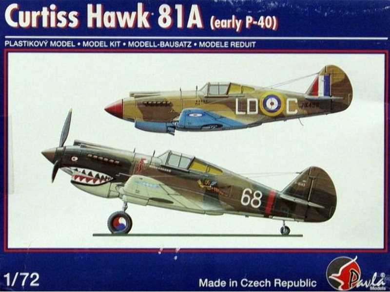Curtiss Hawk 81A (early P-40) - zdjęcie 1 Curtiss Hawk 81A (early P-40) - zdjęcie 1