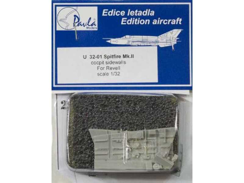 Spitfire Mk.II Cockpit sidewalls for Revell - zdjęcie 1