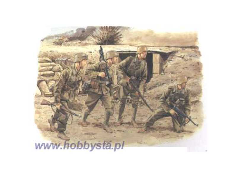 Figurki Afrika Korps Infantry - zdjęcie 1