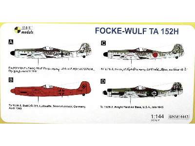 Focke-Wulf Ta 152H Special Schemes - zdjęcie 5