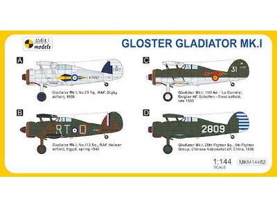 Gloster Gladiator MK.I Last Biplane Fighter - zdjęcie 3