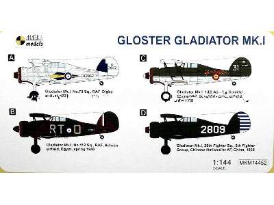 Gloster Gladiator MK.I Last Biplane Fighter - zdjęcie 7