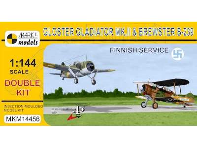 Gloster Gladiator Mk.II & Brewster B-239 Buffalo In Finnish Air - zdjęcie 1