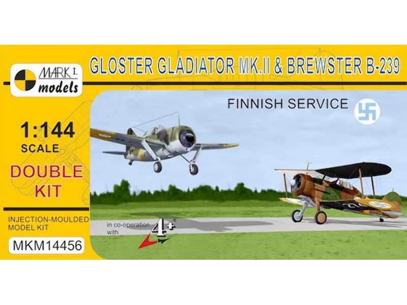 Gloster Gladiator Mk.II & Brewster B-239 Buffalo In Finnish Air - zdjęcie 1