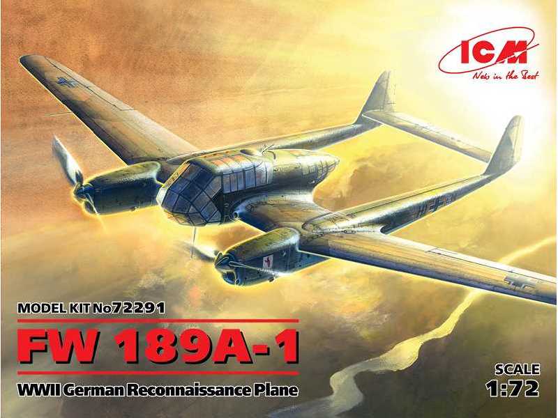 FW 189A-1 niemiecki samolot rozpoznawczy II W.Ś. - zdjęcie 1 FW 189A-1 niemiecki samolot rozpoznawczy II W.Ś. - zdjęcie 1