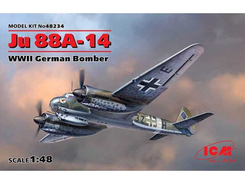 Ju 88A-14 - niemiecki bombowiec - II W.Ś. - zdjęcie 1 Ju 88A-14 - niemiecki bombowiec - II W.Ś. - zdjęcie 1