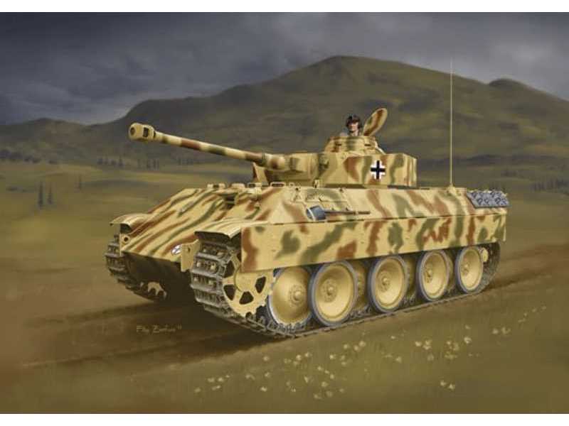 Bergepanther mit Aufgesetztem Pz.Kpfw.IV Turm Als Befeh - zdjęcie 1 Bergepanther mit Aufgesetztem Pz.Kpfw.IV Turm Als Befeh - zdjęcie 1