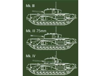 Churchill Mk.III - Mk.III 75mm - MK.IV - AVRE - Mk.V - NA 75 - zdjęcie 5