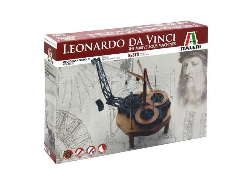Leonardo Da Vinci - Zegar z latającym wahadłem - zdjęcie 1 Leonardo Da Vinci - Zegar z latającym wahadłem - zdjęcie 1